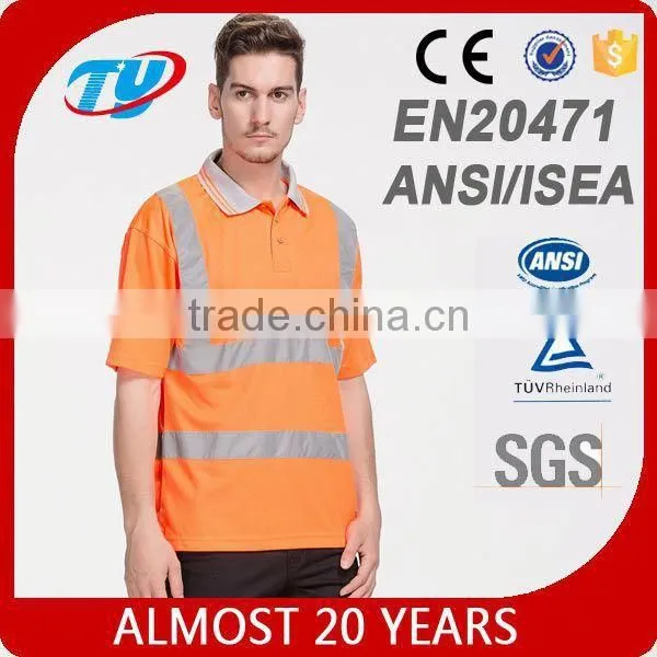2016 High Visibility Safety Traffic Reflective T-shirt Motorcycle Reflective Safety Vest photo-3