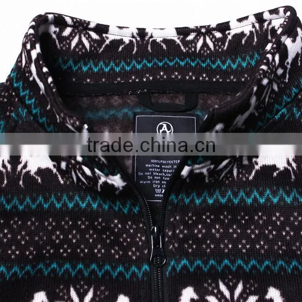 2016 Oem Service High Quality Style 100% Polyester Printing Men Polar Fleece Jacket photo-5