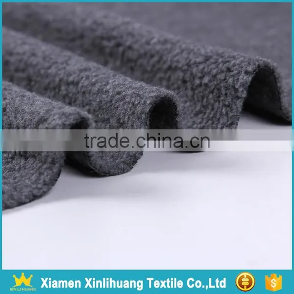 High Quality Cheap Knitted 100 Polyester Anti Pilling Polar Fleece Fabric photo-5