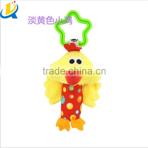 Lovely Animal Shape Plush Hanging Toy Baby Bed Bell Wholesale photo-2