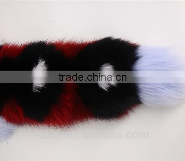 Fashion Shows Women Real Fox Fur Scarves Super Big Genuine Fox Fur Easy Matching Soft Wraps Winter Warm Real Fur Lady Scarf photo-6