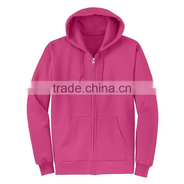 Wholesale Price Custom Label Design Bulk Man Plain Polyester Cotton Fleece Zip Up Hoodie photo-4