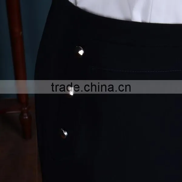 Custom Women Skirt Suit Ladies Office Wear Ladies Formal Skirt and Blouse photo-5