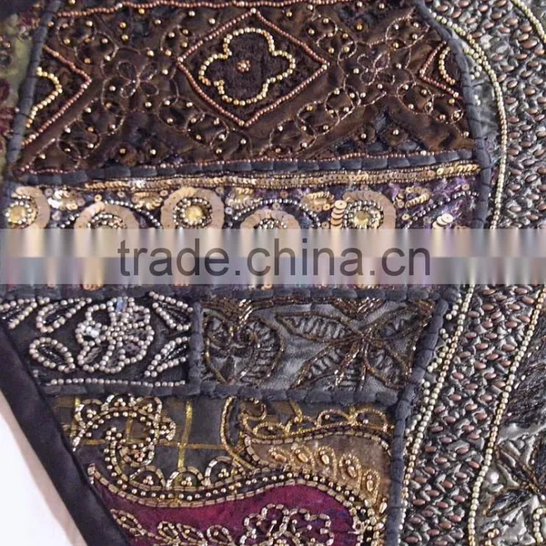 Designer Interior Decoration Ethnic Sari Pillow 26" photo-5