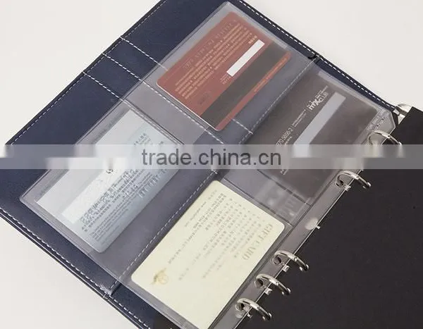PVC Storage Bag A5 Size Bag for Planner Customizable Zipper Bag/insert Pocket/card Holder Transparent Elastic Bag photo-3