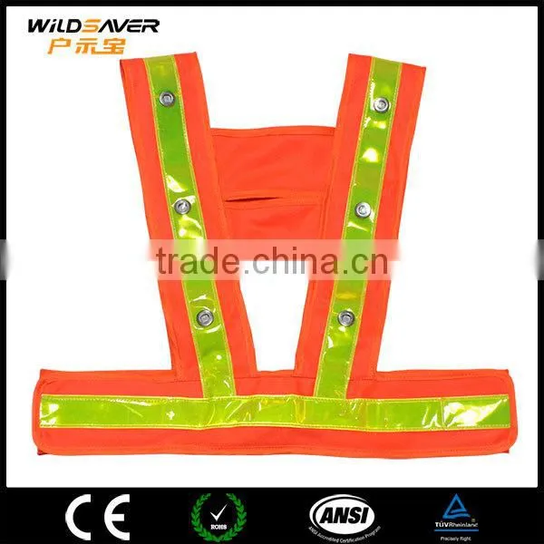 Hi Vis Overalls Led Flashing Vest/Safety Work Uniform photo-4