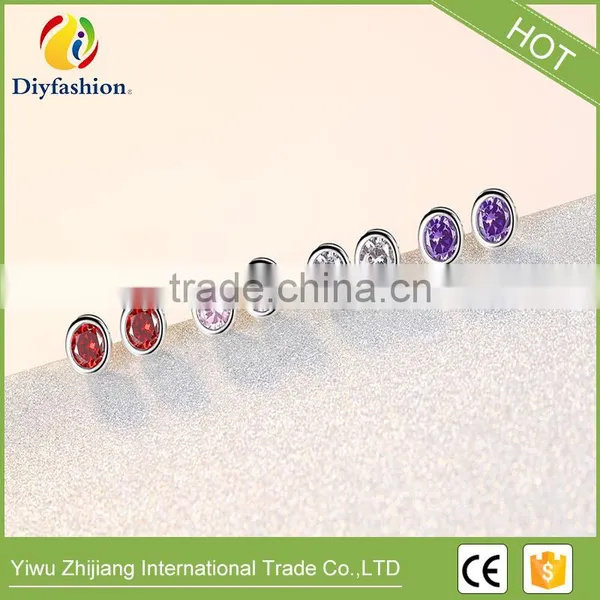 Wholesale Earrings Cubic Zirconia Earrings Fancy Earrings For Party Girls photo-5