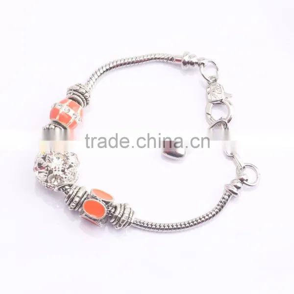 17-21cm Silver Plated Snake Chain Lobster Clasp European Fashion Bracelet BL1003 photo-4