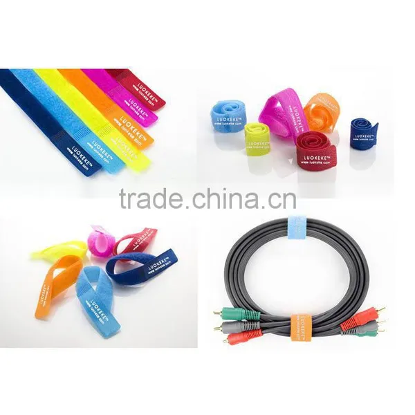 Colourful OEM&ODM Hook and Loop Straps With Fashionable Design