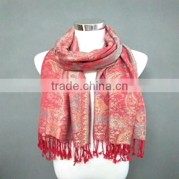High Quality Winter Classic Style Pashmina Scarf Paisley Shawl photo-3