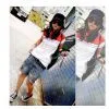 Wholesale Clothing--short Sleeve Blouse(with Hat 1422)