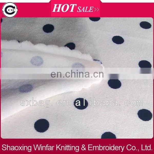 Shaoxing Winfar DTY Printed Knitting Child Clothes 100% Polyester Knit Jersey Fabric for Garment photo-2