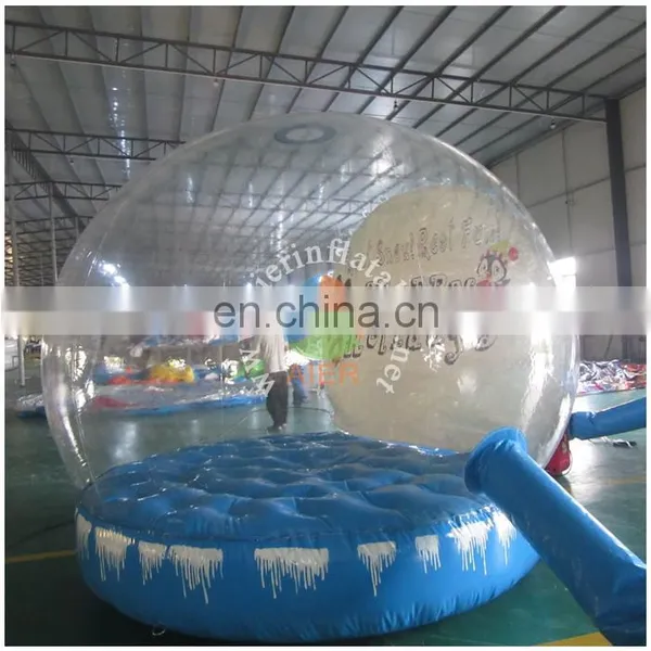 Hot Sale 3m Diameter Christmas Blue Inflatable Snow Ball photo-4