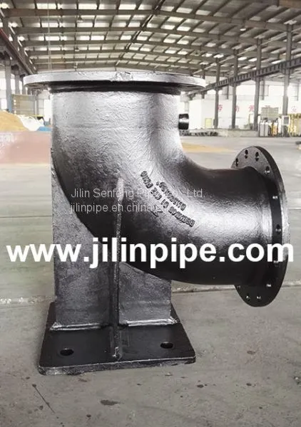 Ductile Iron Pipe Fittings, Double Flanged Duckfoot Bend. photo-3