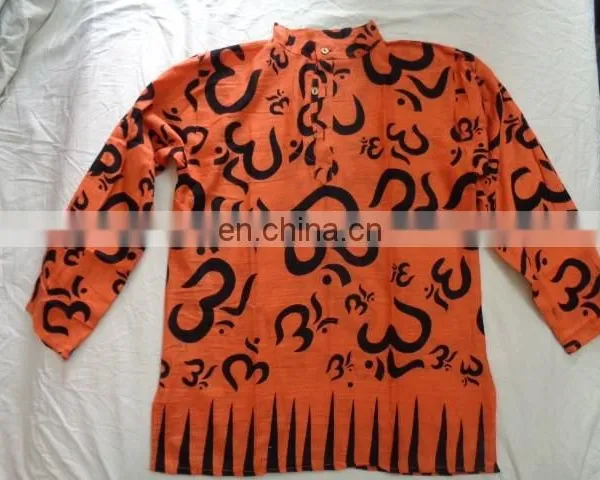 OM PRINTED 100 PCS COTTON KURTA photo-2