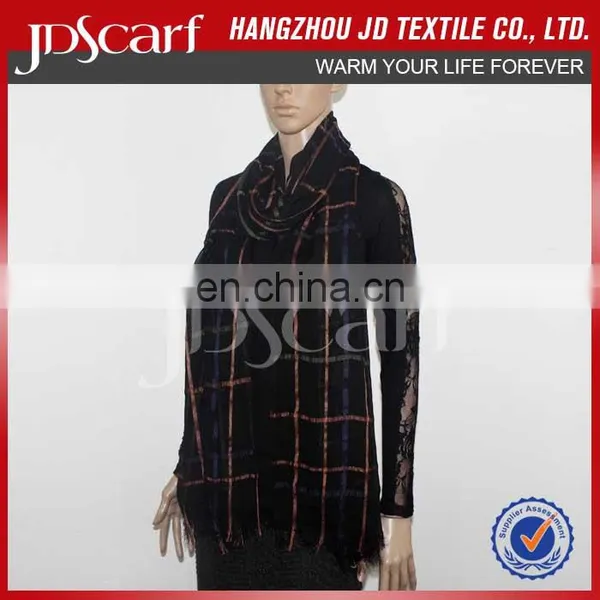 Wholesale Fashionable Women Plaid Scarf photo-6