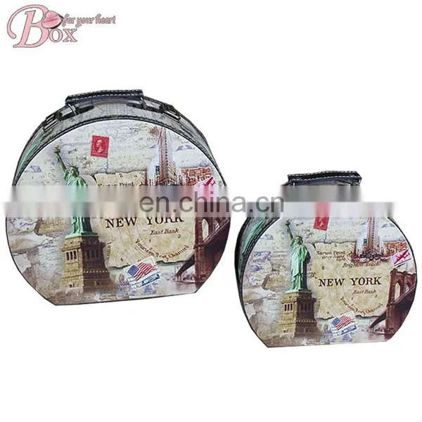 Vintage Children Gift Cardboard Suitcase Box Set photo-2