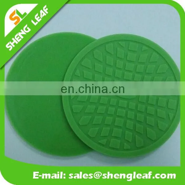 Custom Soft Round Rubber Pvc Coaster