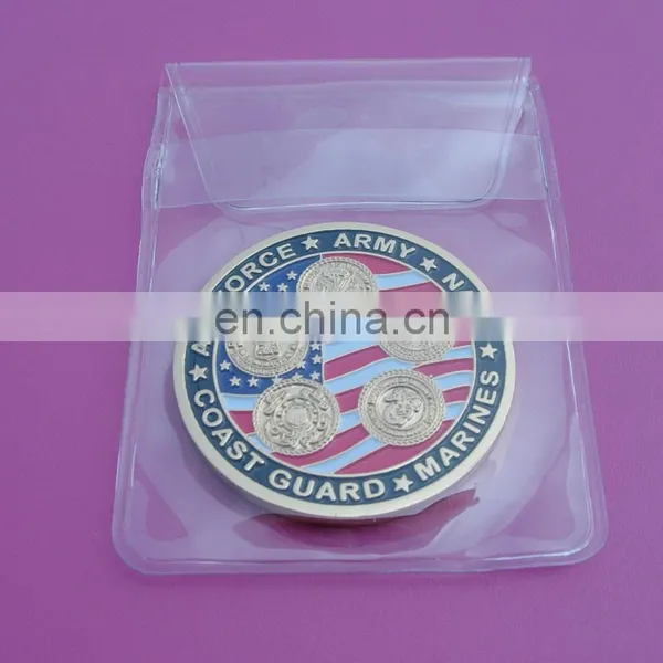 USA Federal Challenge Coin Collection Coin With Transparent Pouch photo-4