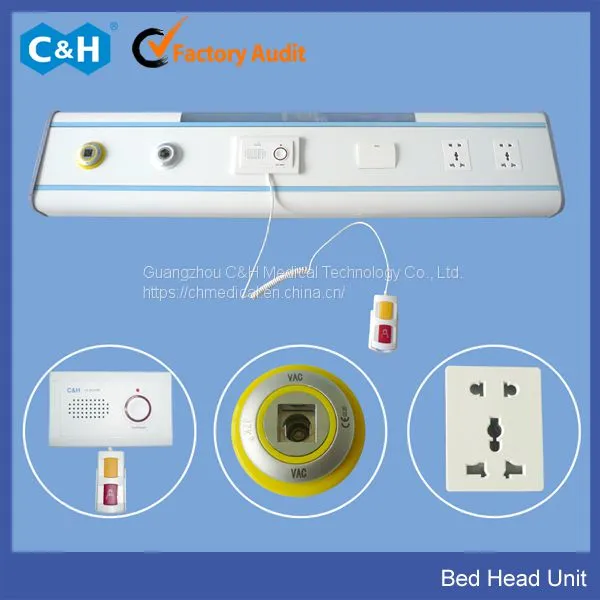Hospital Patient Room Equipment: Medical Gas Pipeline System Terminal Equipment Patient Bed Headwalls to Supply Medical Gases photo-2