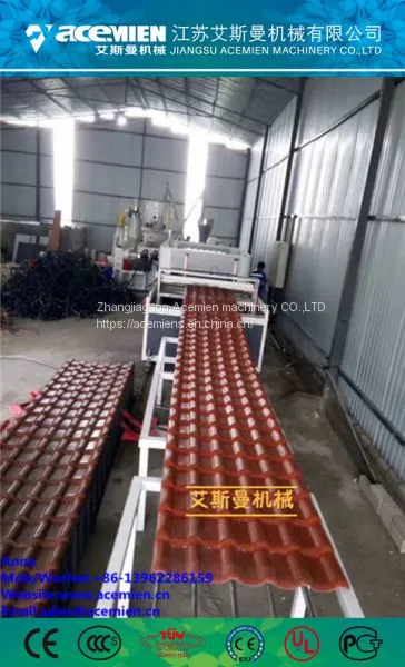 PVC Synthetic Resin Tile Production Machine/Production Line photo-5