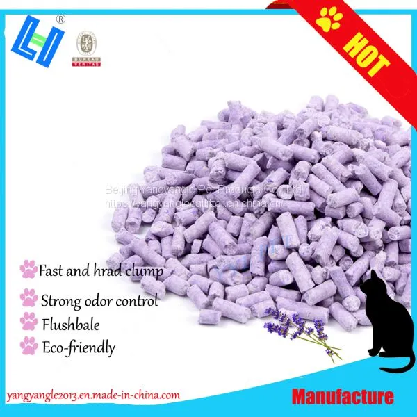 Tofu Cat Litter/sand With Lavender Scent, Fast Clump, Odor Control photo-2