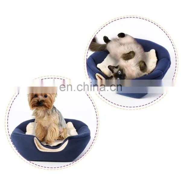 Cat Supplies at Cave Cat Bed Small Dog Bed, 2-in-1 Foldable Soft Warm Washable Pet Bed With a Pillow. photo-3