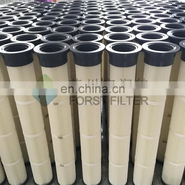 Industrial Dust Collector Long Pleated 2 Meters Cement Factory Bag House Air Filter photo-3