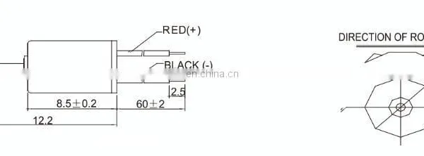 6mm 0608 Low Voltage Low Noise dc Motor photo-2