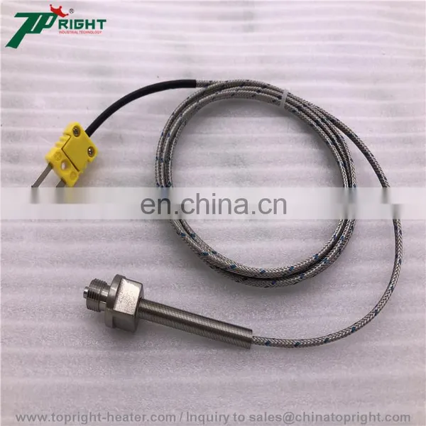 Screw Thread Lead High Quality Products Thermocouple Element in J Type Temperature Sensor photo-4