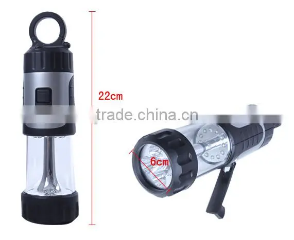5+12led Crank Dynamo Rechargeable Emergency Light photo-4