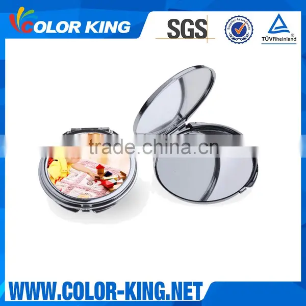 Cheap Sublimation Blank Compact Printable Portable Metal Dressing Mirror photo-6