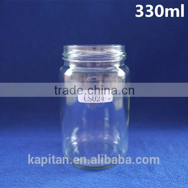 330ml Empty Glass Honey Jar / Container