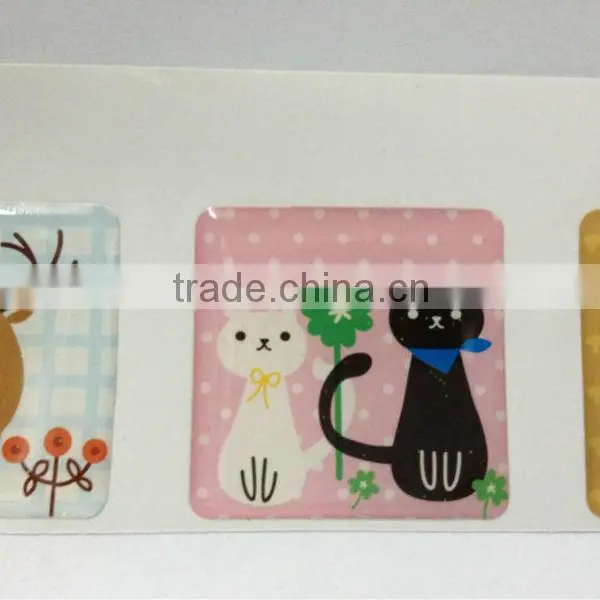 Custom Printing Strong Self Adhesive Epoxy Resin Dome Epoxy Stickers photo-4
