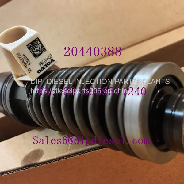 20440388 Diesel Fuel Injector for Volvo 3116 3114 Engine EC460B EC360B EC330B EC330BLC Excavator Electronic Unit Injector Truck Parts