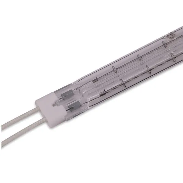 OYATE Quartz Infrared Halogen Heat Lamp 775mm 2200w Half White Twin Tube Heat Lamps photo-4