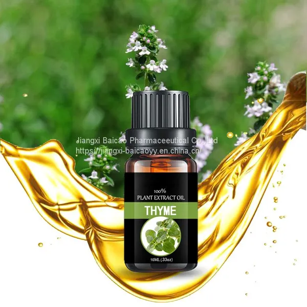 Thyme Oil 100% Natural Plant Extract Essential Oil for Cosmetic Medicial Pharmaceutical photo-4