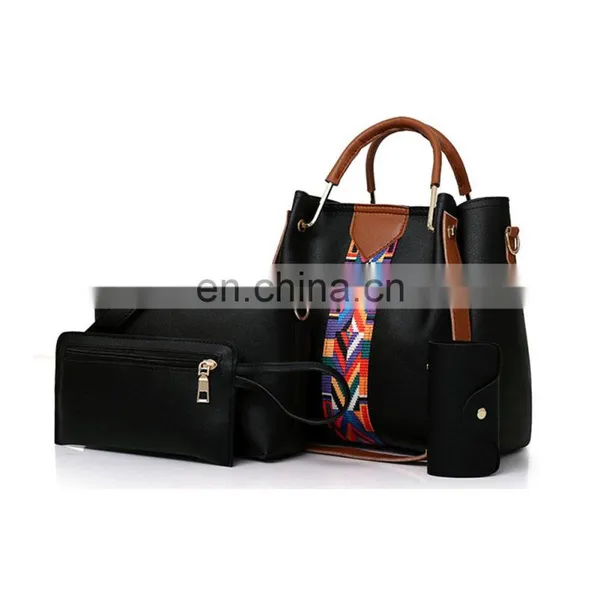 Hot Sale Cheap Price Lady Hand Bags Rts Pu Leather Purses And Handbags Bolsos De Mujer Sac A Main S 4 Pcs In 1 Women Handbag Set photo-3