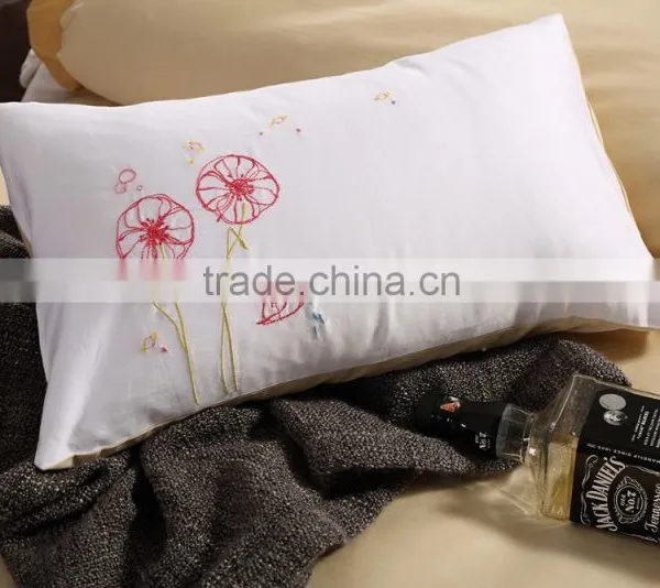 Classic Golden 100% Cotton Hotel Bedlinen Flower Embroidery Bed Sheet Set 500TC Wholesale Bedding Set photo-4