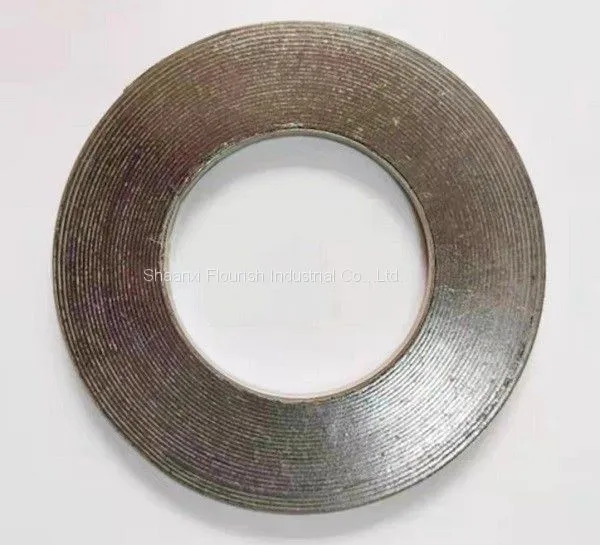 Basic Style Spiral Wound Gasket V Shaped Metallic Pipe Flange Gasket photo-2