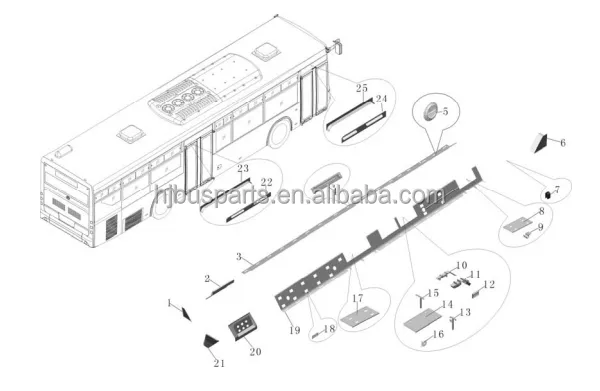 Other Performance Parts Bus Accessories Hot Sell Bus Parts 8111-00219 ZK6129H Roof Air Vent Flow For Chinese Bus photo-6