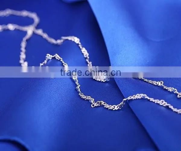 Good Selling Fashion Jewelry Rhodium Plated Cheap Short Chain Necklace photo-6