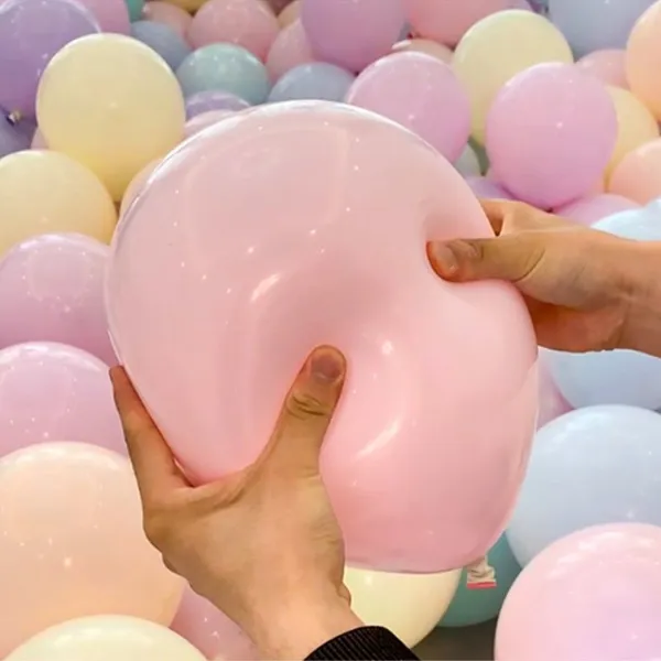 Wholesale Multi Color 12 Inch 100 Pcs Pack Latex Balloon Helium Round Balloons for Birthday Decoration photo-4