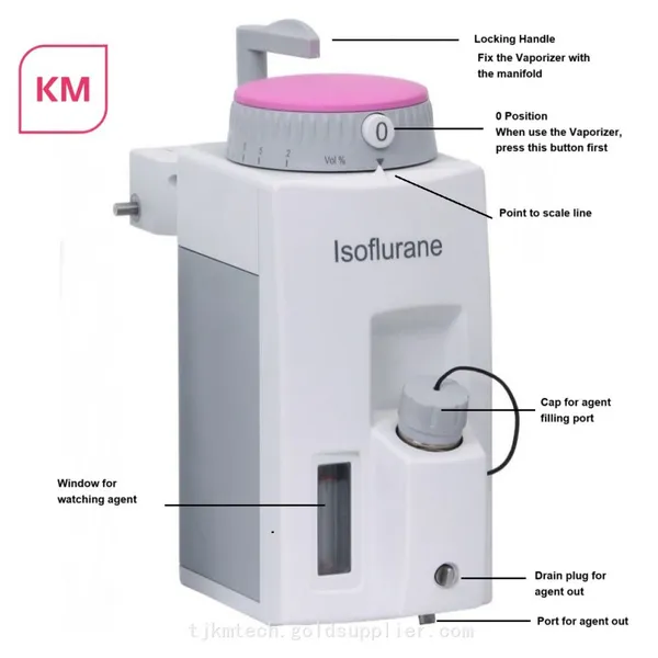 Wholesale Qualified Isoflurane Selectatec Anesthesia Vaporizer for Vet Anesthesia Machine With Stable Output
