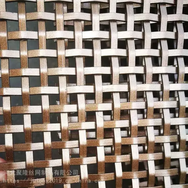 Antique Bronze Metal Decorative Mesh for Museum Display Cases photo-4