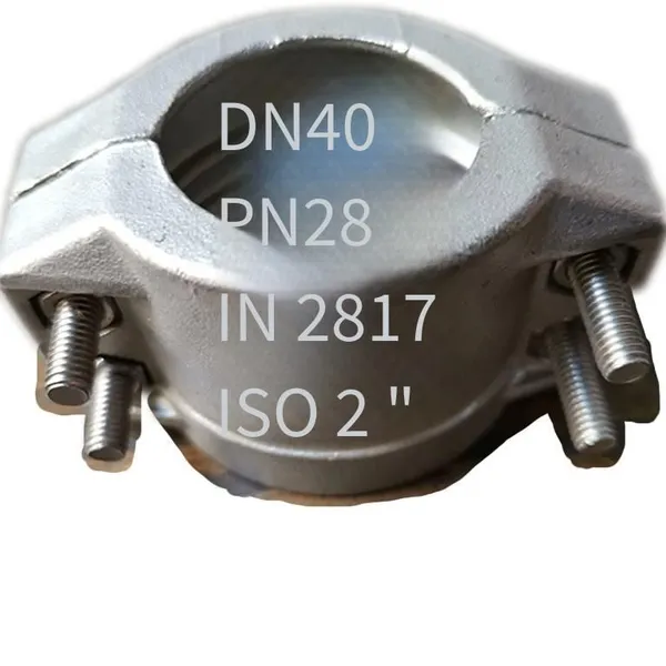 Safety Clamps Din2817 Stainless Steel 304 Safety Pipe Clamps Double Bolt Wide Clamps Hose Clamps High-pressure Hose Clamps photo-3
