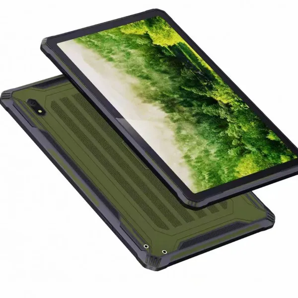 HR1095 Самая дешевая фабрика. 11-дюймовый Android 14 FHD планшет с 8 ГБ ОЗУ + 128 ГБ ПЗУ, прочный с защитой IP68, с NFC и ремешком для рук