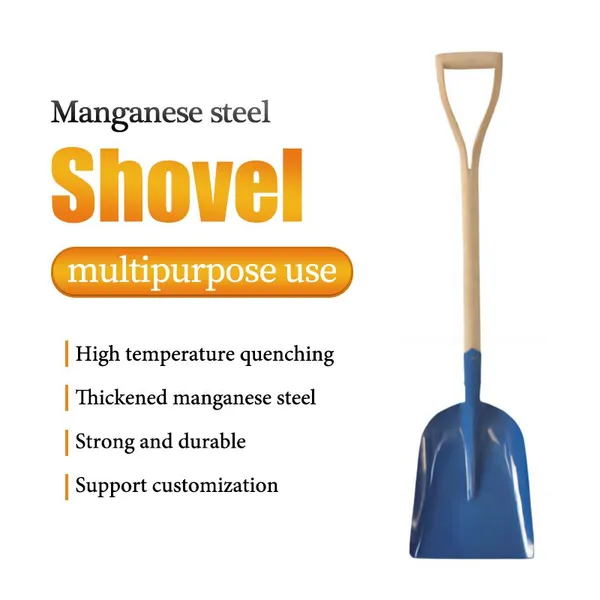 Heavy Duty Rail Steel Spade With Sharp Blade for Hard Soil Sand Mud and Field Digging photo-3