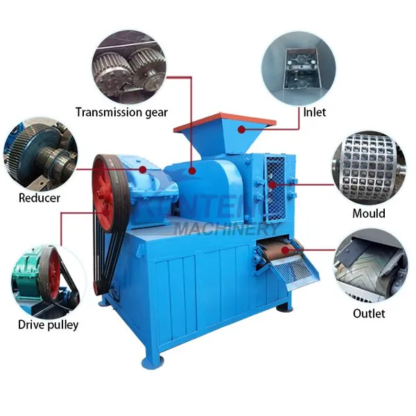 New Design Magnesium Oxide Roller Ball Pressing Equipment Waste Slag Ball Making Machine photo-5