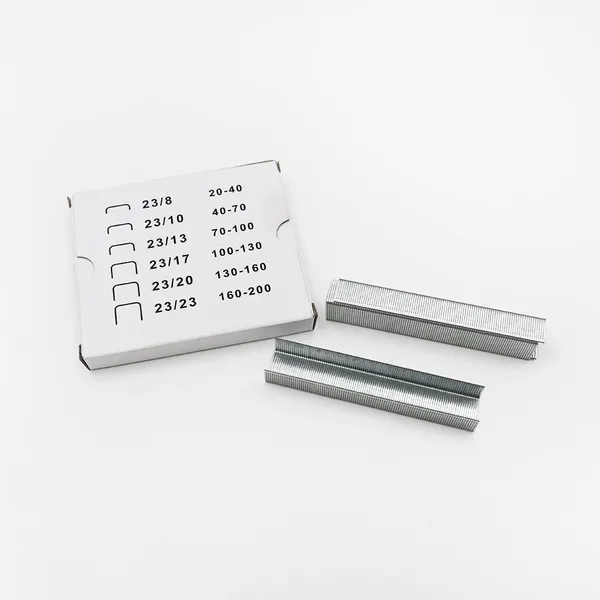 Galvanized Staples 23/8/galvanized Standard Staple Pin 26/6/23/6 China Staple photo-2